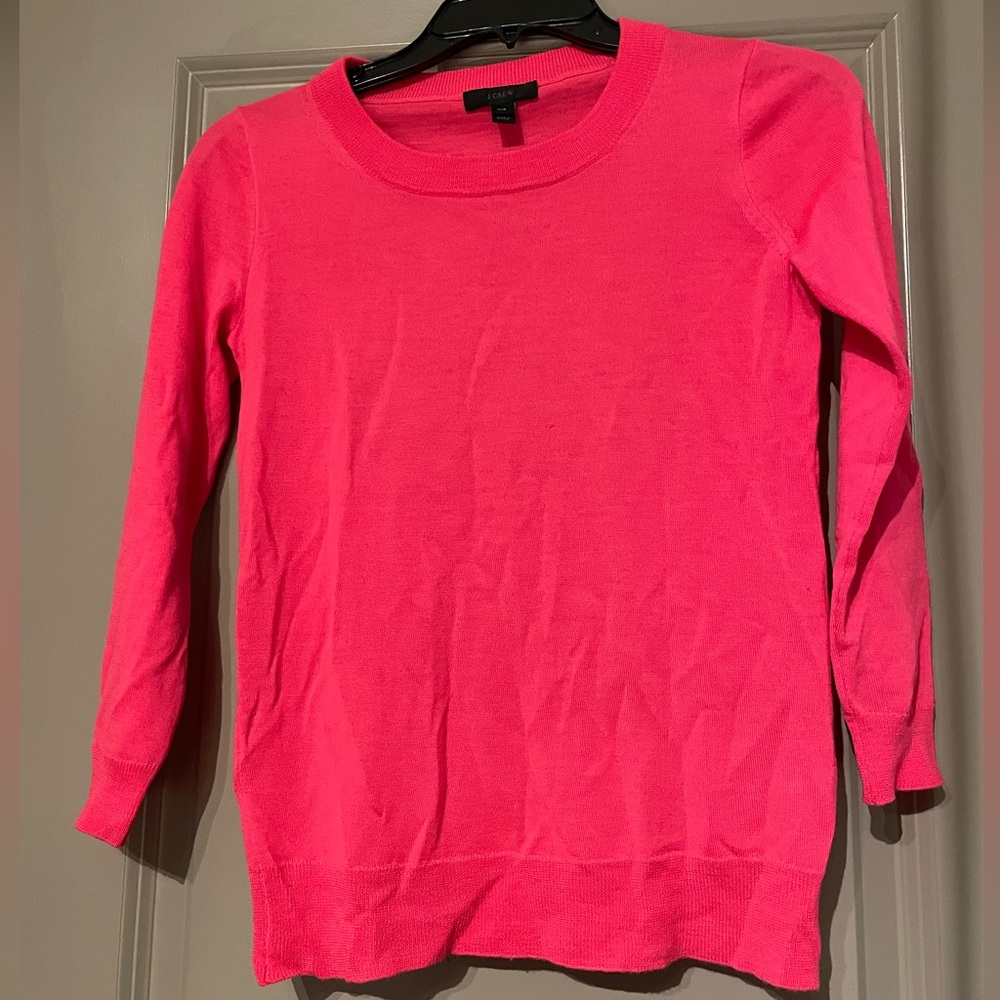 Super soft J Crew 3 quarter length sleeve lightweight sweater top